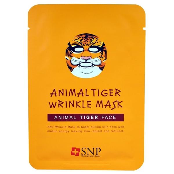 SNP тканевая маска Animal Tiger Wrinkle Mask против морщин