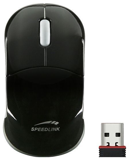 SPEEDLINK SNAPPY Wireless Mouse Nano SL-6152-SBK-01 Black USB