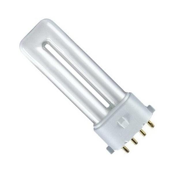 Лампа люминесцентная OSRAM Dulux S/E 840, 2G7, T12, 11Вт