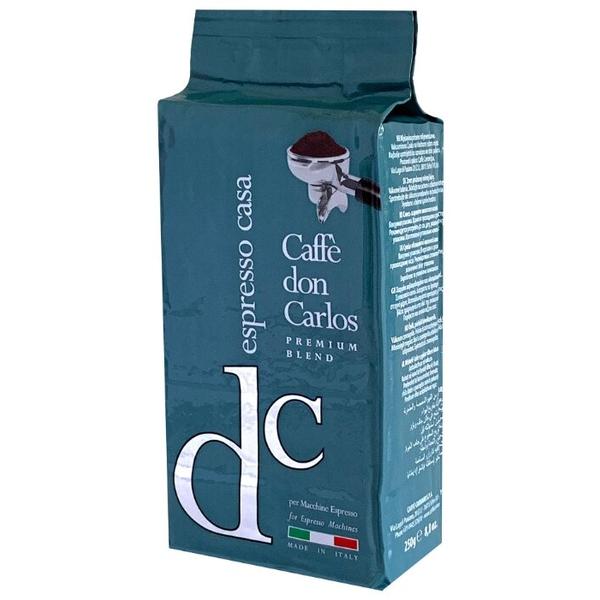 Кофе молотый Carraro Don Carlos Espresso Casa