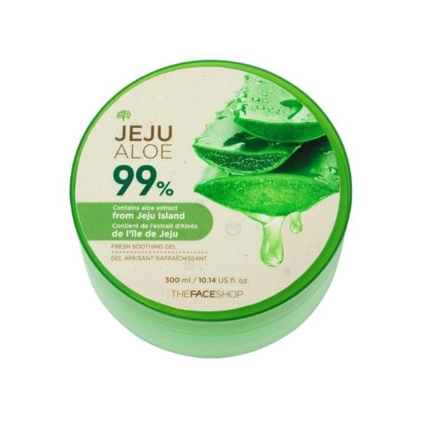 Гель для тела TheFaceShop Jeju Aloe Fresh Soothing Gel Многофункциональный гель для лица и тела с 99% экстрактом алоэ вера
