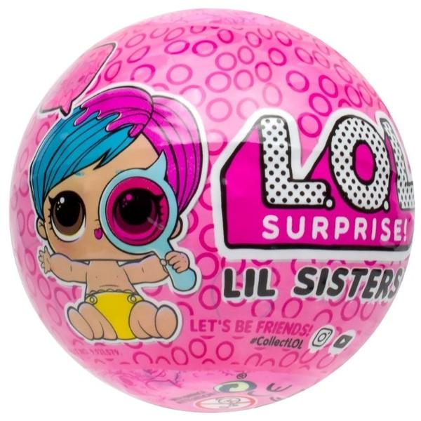 Кукла-сюрприз MGA Entertainment в шаре LOL Surprise 4 Wave 2 Decoder Lil Sisters, 4 см