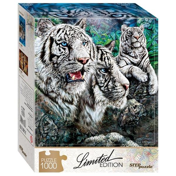 Пазл Step puzzle Limited Edition Найди 13 тигров (79808), 1000 дет.