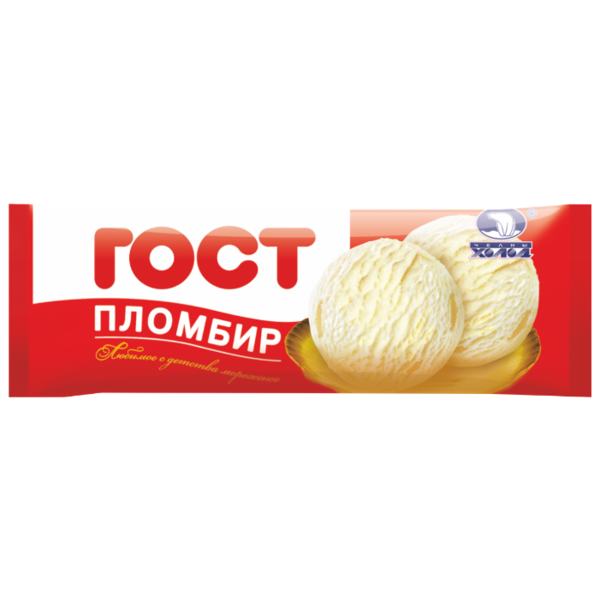 Мороженое Челны Холод ГОСТ пломбир 500 г