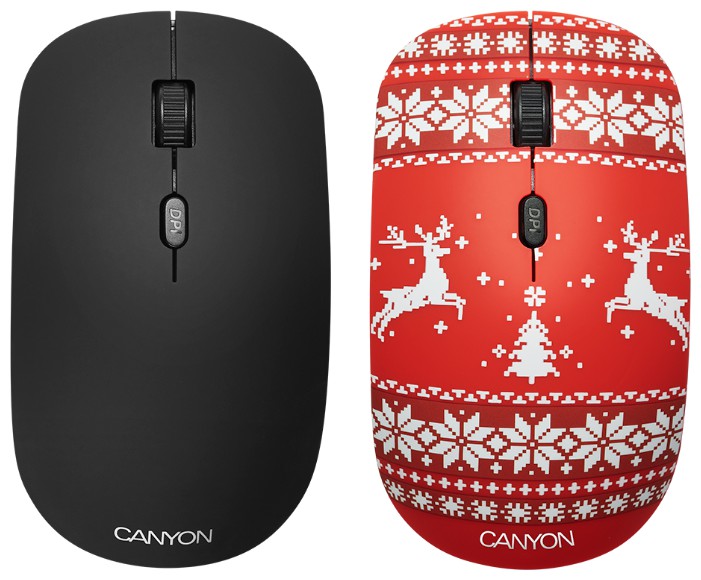 Canyon CND-CMSW401JR Новогоднее настроение Red USB