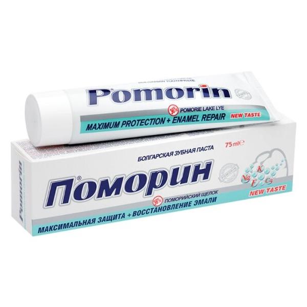 Зубная паста Pomorin Максимальная защита и восстановление эмали