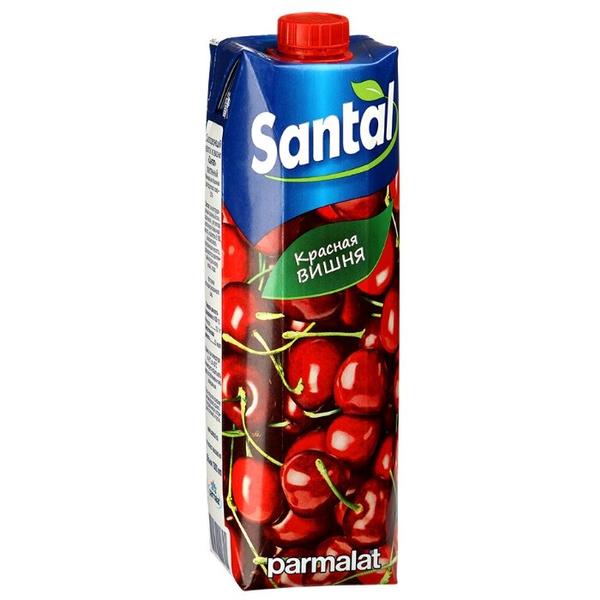Напиток сокосодержащий Santal Красная вишня, с крышкой