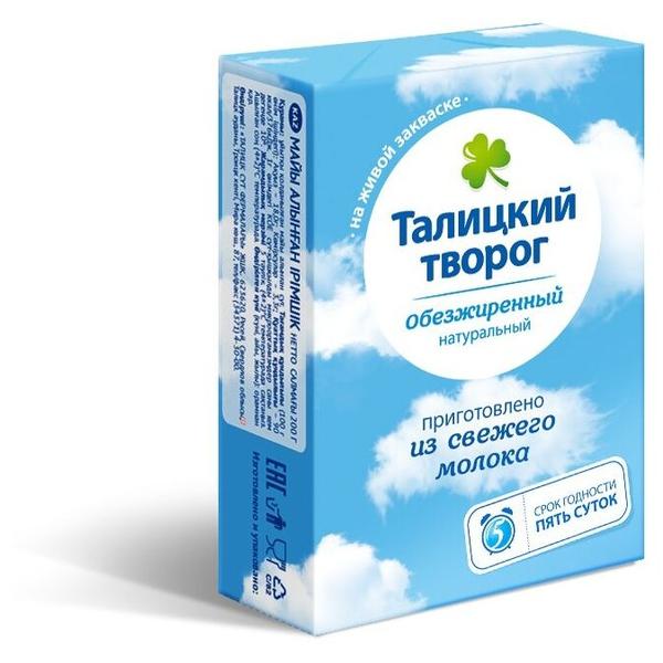 Талицкий молочный завод Творог обезжиренный 0%, 200 г