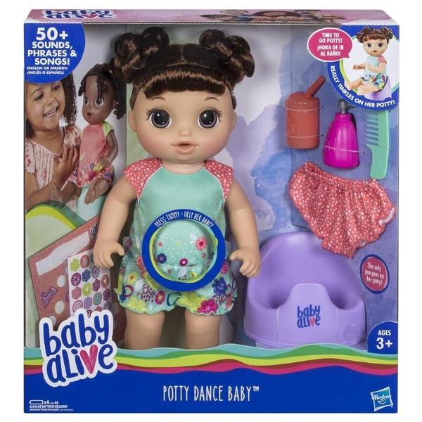 Интерактивная кукла Hasbro Baby Alive Танцующая Малышка, 35 см, E0610