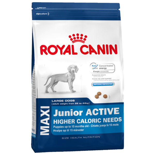Корм для щенков Royal Canin для активных животных, для здоровья костей и суставов (для крупных пород)