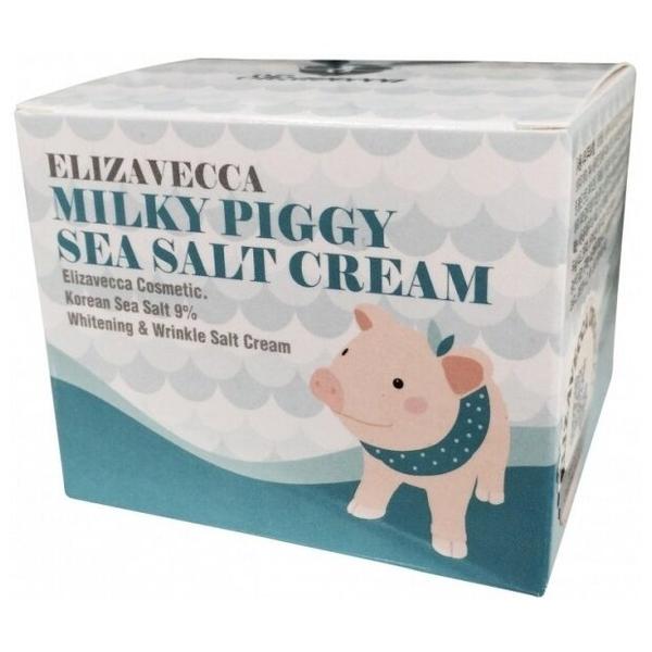 Elizavecca Milky Piggy Sea Salt Cream Омолаживающий крем для лица с морской солью