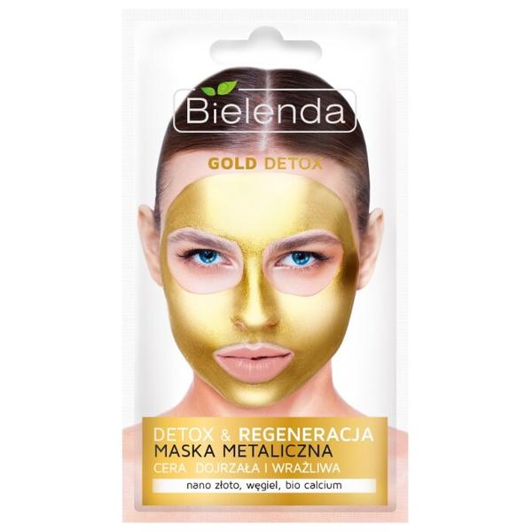 Bielenda Gold Detox Маска с содержанием металлов для зрелой и чувствительной кожи