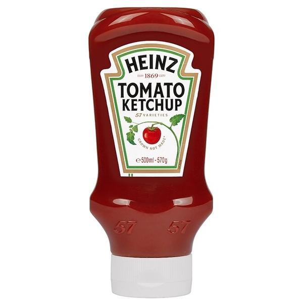 Кетчуп Heinz Томатный, пластиковая бутылка-перевертыш