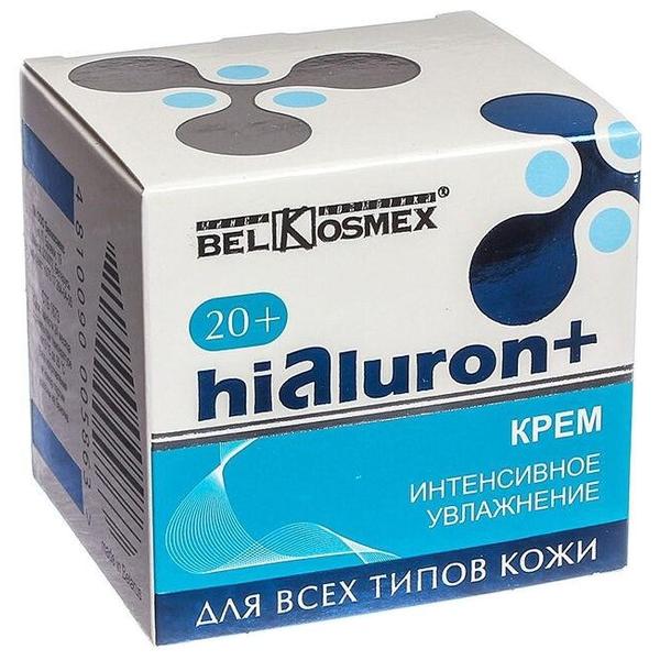 Belkosmex Hialuron+ Крем для лица интенсивное увлажнение для всех типов кожи 20+
