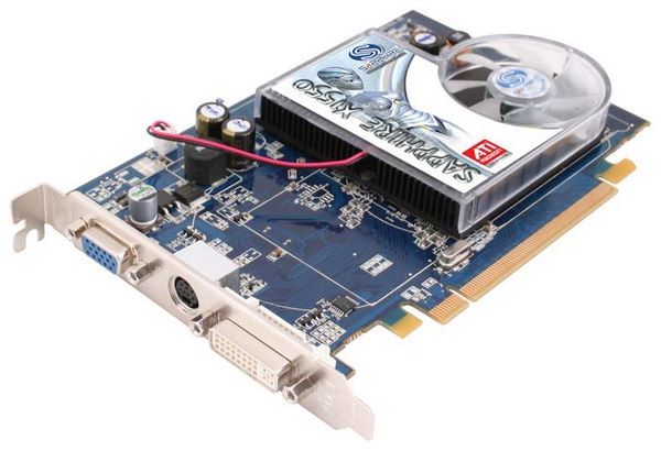 Sapphire Radeon X1550 550Mhz PCI-E 512Mb 780Mhz 128 bit DVI TV YPrPb