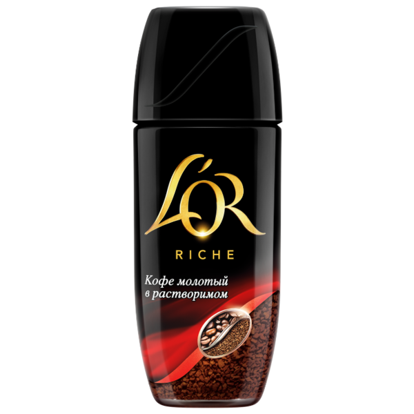 Кофе растворимый L'OR Riche с молотым кофе