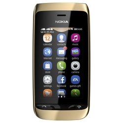 Nokia Asha 308 (светло-золотистый)