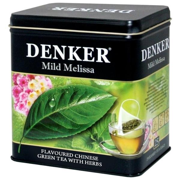Чай зеленый Denker Mild melissa в пирамидках