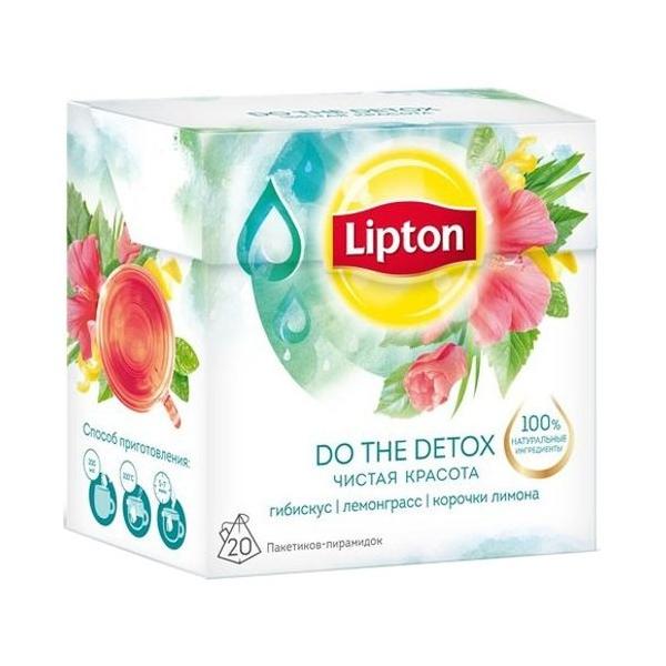 Чайный напиток травяной Lipton Do the Detox в пирамидках