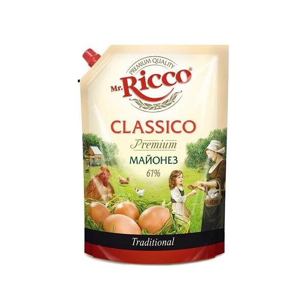 Майонез Mr.Ricco Classico премиум 61%
