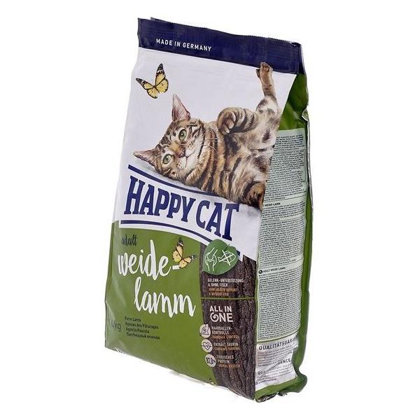 Корм для кошек Happy Cat Supreme при чувствительном пищеварении, с ягненком