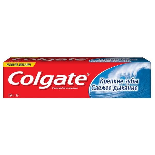 Зубная паста Colgate Крепкие Зубы Свежее Дыхание освежающая