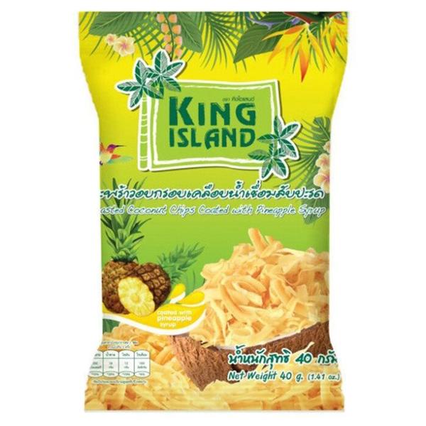 Чипсы King Island кокосовые с ананасом