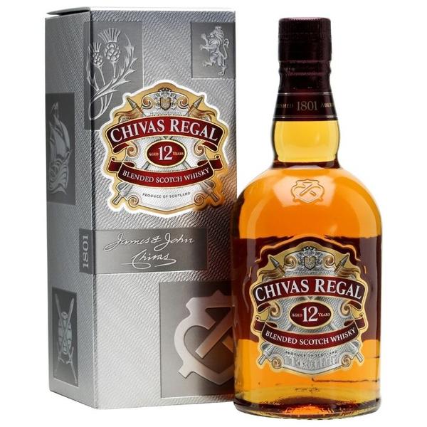Виски Chivas Regal 12 лет, 0.7 л, подарочная упаковка