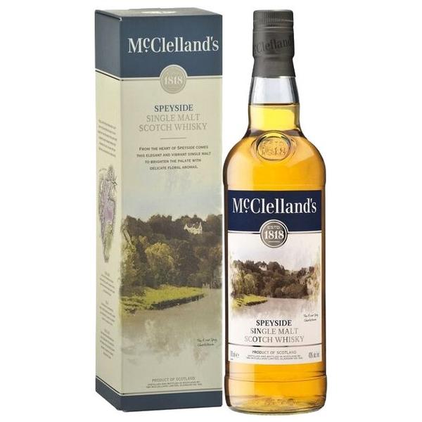 Виски McClelland's Speyside 5 лет 0.7 л, подарочная упаковка