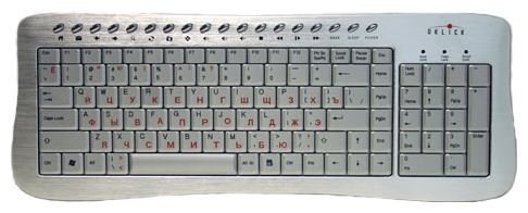 Oklick 380 M Office Keyboard Silver USB