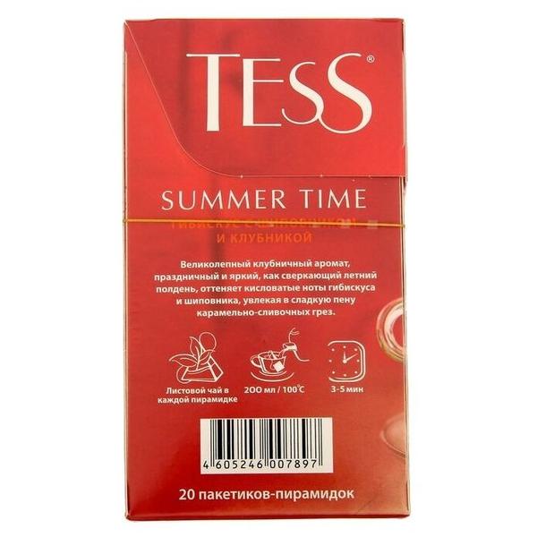Чайный напиток красный Tess Summer time в пирамидках