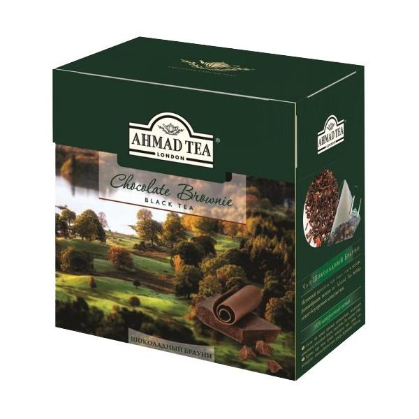 Чай черный Ahmad tea Chocolate brownie в пирамидках