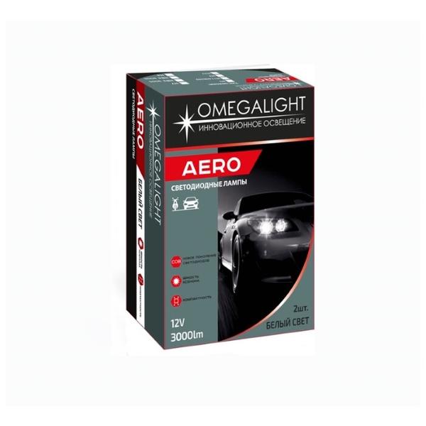 Лампа автомобильная светодиодная Omegalight Aero OLLEDHB3AERO-2 HB3 18/24W 2 шт.