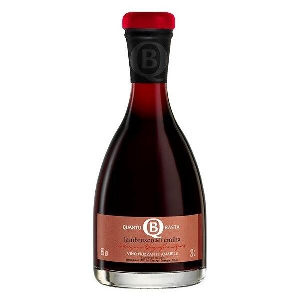 Игристое вино Quanto Basta Lambrusco dell'Emilia Rosso IGT 0,2 л