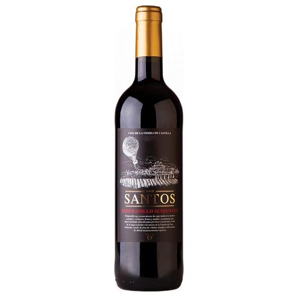 Вино Los Santos Tempranillo Semisweet 0.75 л