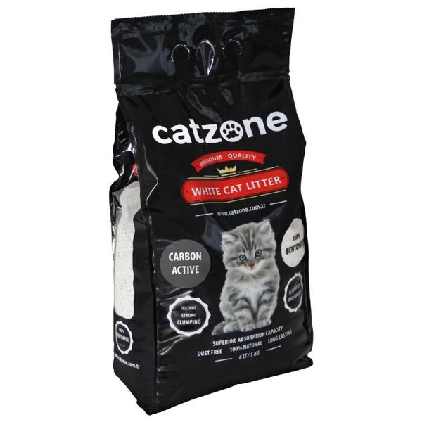 Комкующийся наполнитель Catzone Carbon Active 5,2 кг