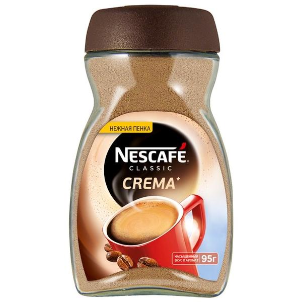 Кофе растворимый Nescafe Classic Crema с пенкой, стеклянная банка