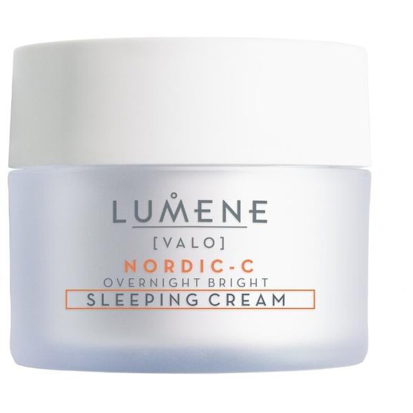Lumene Valo Nordic-C Overnight Bright Sleeping Cream Contains Vitamin C Восстанавливающий крем-сон для лица