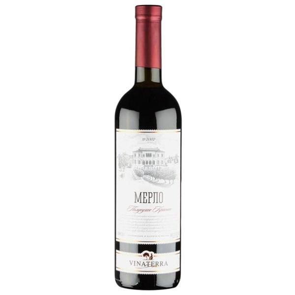 Вино столовое Vinaterra Мерло 0.75 л