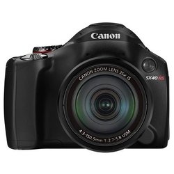 Canon PowerShot SX40 (black 12,1Mpix Zoom35x 2.7 1080 SDHC IS opt 0minF rotLCD VF HDMI NB-10L)