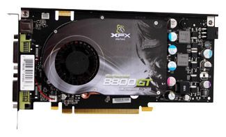 XFX GeForce 8800 GT 600Mhz PCI-E 2.0 1024Mb 1800Mhz 256 bit 2xDVI TV HDCP YPrPb