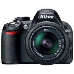 Nikon D3100 Kit (black 14.2Mpix 18-55II (без VR) / 55-200VR 3 720p SD Li-Ion, Набор с объективами)