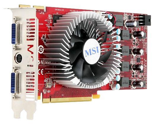 MSI Radeon HD 4830 585Mhz PCI-E 2.0 512Mb 1800Mhz 256 bit 2xDVI TV HDCP YPrPb