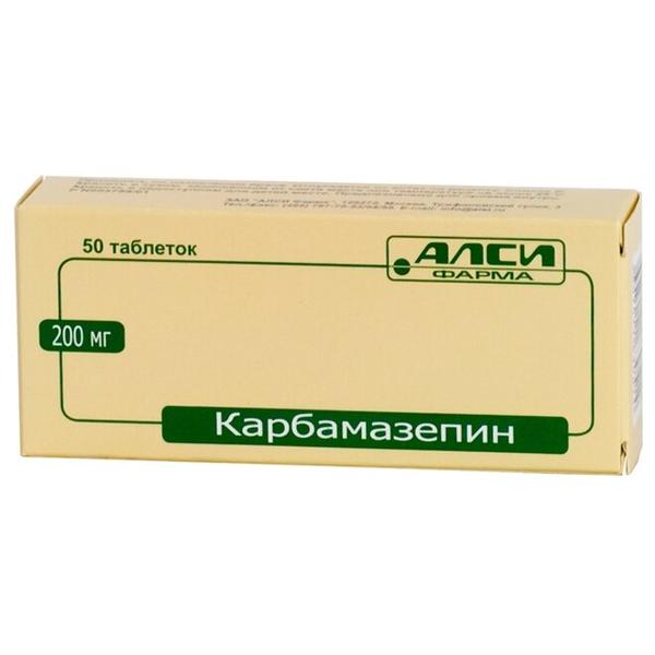 Карбамазепин таб. 200 мг №50