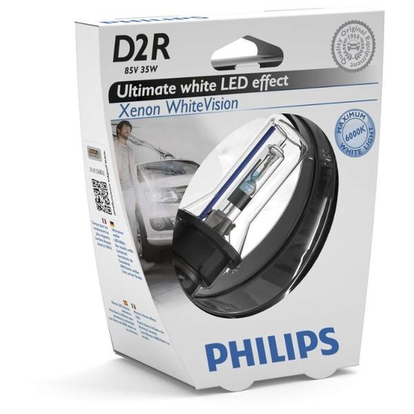Лампа автомобильная ксеноновая Philips WhiteVision 85126WHVS1 D2R 85V 35W 1 шт.