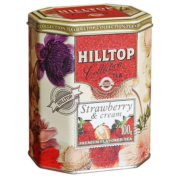 Чай черный Hilltop Strawberry & cream подарочный набор