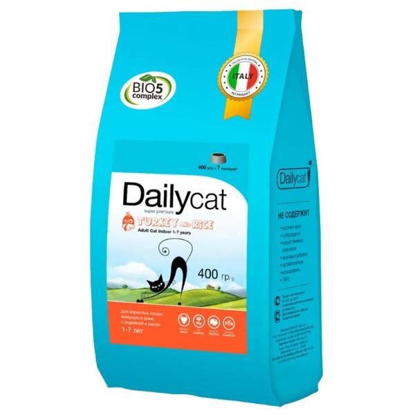 Корм для кошек DailyCat Adult Indoor Turkey & Rice