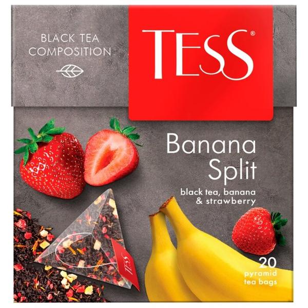 Чай черный Tess Banana split в пирамидках