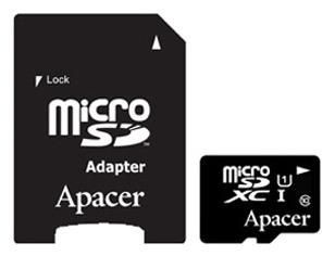 Apacer microSDXC Card Class 10 UHS-I U1 + SD adapter