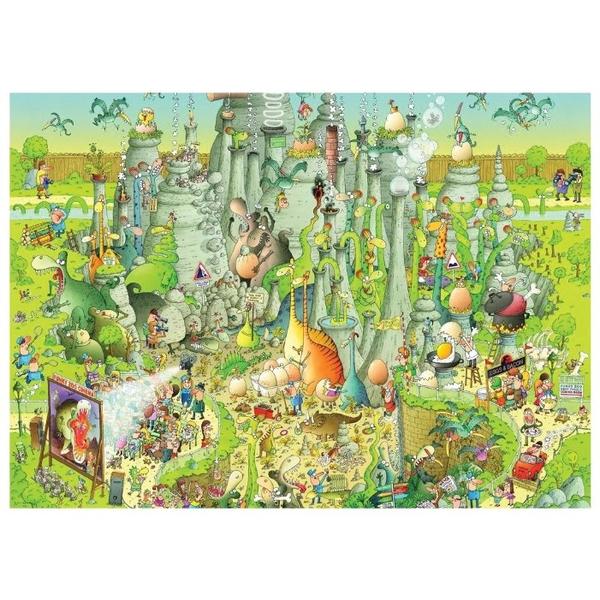 Пазл Heye Funky Zoo Парк юрского периода, Degano (29727), 1000 дет.